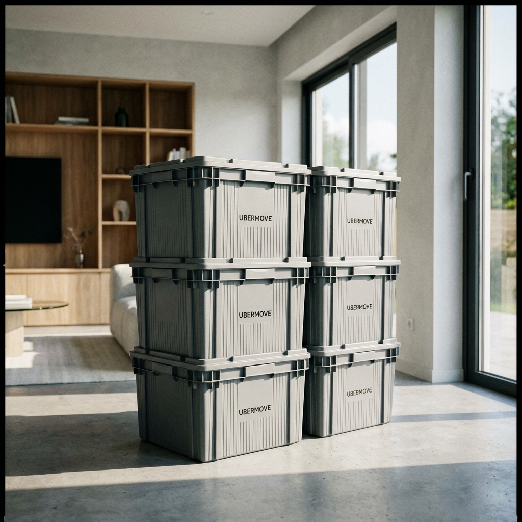 Plastic Moving Boxes